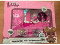 lol surprise colour switch purse with diy bracelets